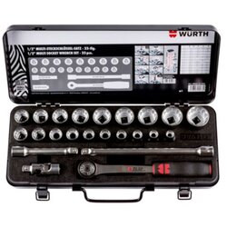 Würth set zebra nasadnih 1/2'', Multi, Ok10-32, 23 komada Cene