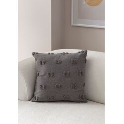 Mioli Decor Dekorativna jastučnica Tuffet, 43x43 cm, Siva Cene