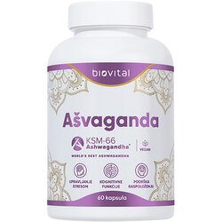 Biovital Ašvaganda KSM-66, Biovital, 60cps Cene
