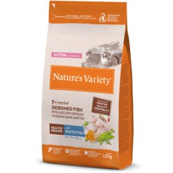 Nature's Variety Healthy Grains Cat Kitten - bela riba 1,25 kg Cene