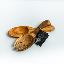 Musashi set za salatu kašika i viljuška - maslina Cene