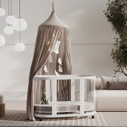Babyhood® otroška posteljica kaylula™ sova clear 5v1 z vzmetnico in rjuho white Cene