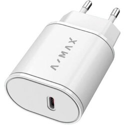 ALIGATOR AX0001V - Brzi USB-C punjač A-MAX Power Delivery 20W, beo Cene