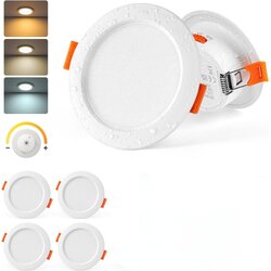 SINEYON 4x 85 mm vgradne LED stropne svetilke z nastavljivo barvno temperaturo Cene