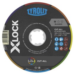 Tyrolit Rezalna plošča ACS 60 T Multi X-Lock (Premer: 125 mm, Primerno za: Jeklo) Cene