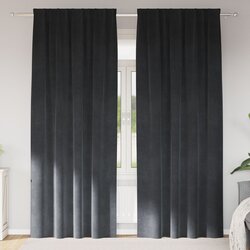 vidaXL Zavjese Svjetlosiva Poliester 140 x 245 cm Zavjese Pravokutni Cijene