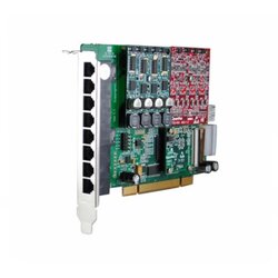 OpenVox AE810P pci voip asterisk kartica w/ hardware echo cancellation EC2032-128 (8-portna, 2 slota za FXO400/FXS400 module) Cene