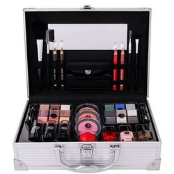 2K All About Beauty Train Case darilni set popolna makeup paletka za ženske Cene
