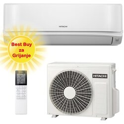 Hitachi klima uređaj 2,5 kw - RAK-VJ25RHAE/RAC-VJ25WHAE - airhome 600, za prostor do 25m2, a+++ energetska klasa, R-32 Cene