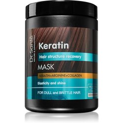 Dr. Santé Keratin globinsko regeneracijska in hranilna maska za krhke lase brez sijaja 1000 ml Cene
