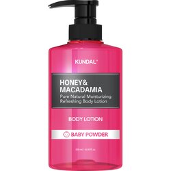 KUNDAL Honey & Macadamia Baby Powder hranilni losjon za telo z vlažilnim učinkom 500 ml Cene