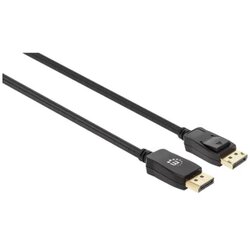 Manhattan DisplayPort priključni kabel DisplayPort vtič\, DisplayPort vtič 3.00 m črna 353625 #####8K UHD DisplayPort kabel, (20421166) Cene