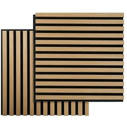 FibroTech Akustični panel SQUARE Hrast (520 x 520 x 22 mm, Število plošč: 2 kos) Cene