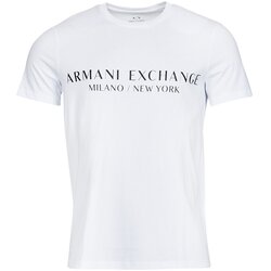 Armani Exchange Majice s kratkimi rokavi 8NZT72-Z8H4Z Bela Cene