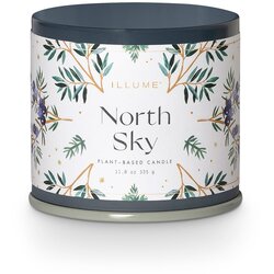 ILLUME x Bloomingville Dišeča sveča iz sojinega voska čas gorenja 50 h North Sky – Cene