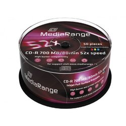 Mediarange CD-R PRINTABLE 700MB MR208 disk Cene