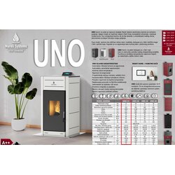 Mareli kamin na pelet uno 13 (1kW + 12kW) bordo Cene