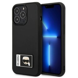 ORIGINAL KARL LAGERFELD CASE IKONIK PATCH KLHCP13X3DKPK ZA IPHONE 13 PRO MAX CRNA Cene