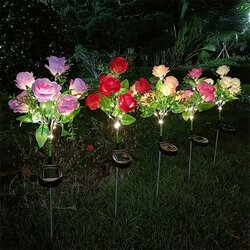  dvorišne solarne lampe ruže 2kom Cene