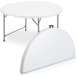  Vrtni stol, Sklopivi, 122 cm, Bijeli Cijene