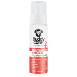 Buddycare waterless dry shampoo chlorhexidine 200ml Cene