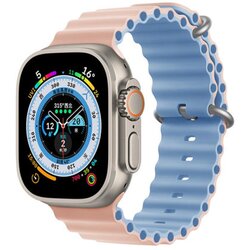 Moye smartwatch ocean strap 44/45/49mm pink sand/blue fog ( 055031 ) Cene