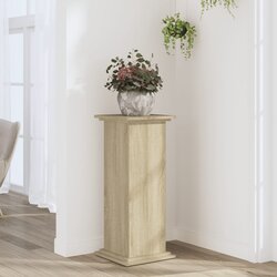 vidaXL Stalak za biljke boja hrasta 33 x 33 x 80 cm konstruirano drvo Cijene