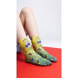 ZIBOF Dečije čarape Kaboom žuto-zelene Cene