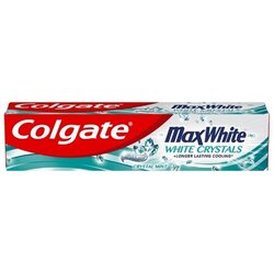 Colgate Max White White Crystals pasta za izbjeljivanje zuba s fluoridom Crystal Mint 125 ml Cijene