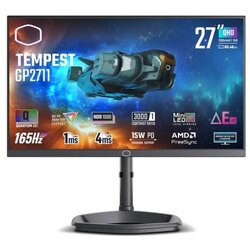Cooler Master Monitor 27'' (69 cm) QHD MiniLED VA 165Hz, HDR1000, 2xHDMI, DisplayPort, USB-C DP Alt, zvočniki, Tempest GP2711 Cene