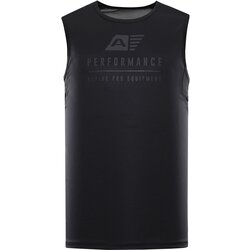 Alpine pro Men's quick-drying tank top MIXED black Cene