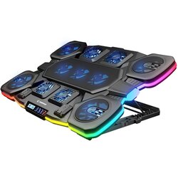 Rampage GAMING GLACIER LAPTOP COOLING STAND black Cene