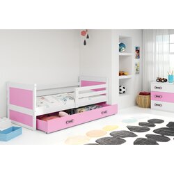 BestBed Krevet RICO s ladicom-Bijela-Roza Cijene