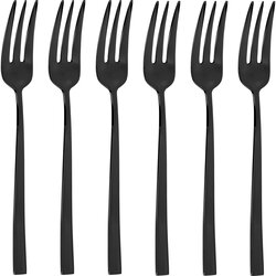 Sambonet rock pvd 6 cake forks dolcenero lucido Cene