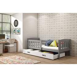 BestBed DJEJI KREVET KUBUS 190X80 - GRAFIT-Bijela Cene
