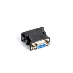 Lanberg AD-0012-BK cable gender changer DVI-I VGA (D-Sub) Black Cene
