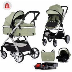 Chipolino Kolica 3u1 Vista Basil KKVS02505BA, Maslina Cene