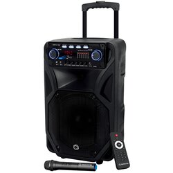 Manta KARAOKE, 80W, FM, BT, USB, SD, BEŽ MIKR, GITARA, BATERIJ, CRNI SPK5021PRO, (5903089910213) Cijene