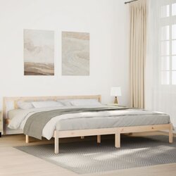 vidaXL Dugi okvir kreveta bez madraca 180 x 220 cm od borovine Cijene