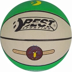 BEST Sport & Freizeit Mini košarkarska žoga - zelena/krem Cene