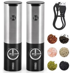 Promis Set of pepper and salt mills with stand MP36X2 Cene