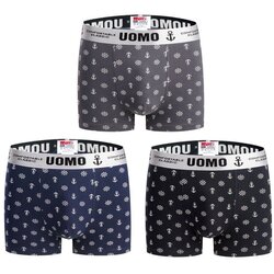 Uomo 3-PACK moške boksarice Anchor Line Cene