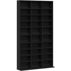 vidaXL ormar za cd - crni hrast, 101x23x177,5 cm, inženjerska drva Cijene