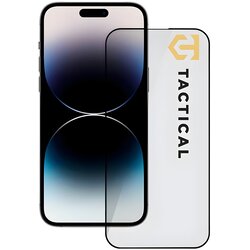 TACTICAL Taktična steklena zaščita 5D za Apple iPhone 14 Pro - Črna Cene