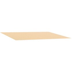 vidaXL Zamjensko platno za tendu Žuta i bijela 500 × 350 cm Poliester - Žuta i bijela 500 × 350 cm Cijene