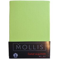 STOTEX Čaršav od pamučnog žerseja Mollis 042 160x200x25cm svetlozelena Cene