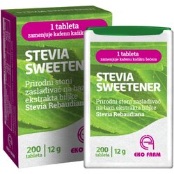EKOFARM zaslađivač stevia, 200 tableta Cene