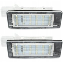 Co2 KOMPLET LUČI LED ZA OSVETLITEV REGISTRSKE TABLICE, AUTOTUNE, ZA RENAULT CAPTUR, RENAULT ESPACE IV, RENAULT FLUENCE, RENAULT MODUS FL, RENAULT SCENIC II, RENAULT SCENIC III, (21748453) Cene