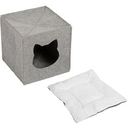 zooplus Mačja votlina za regale, iz klobučevine - D 33 x Š 33 x V 33 cm Cene