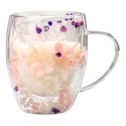 Flower 5 šolja dupli zid – 350ml Cene